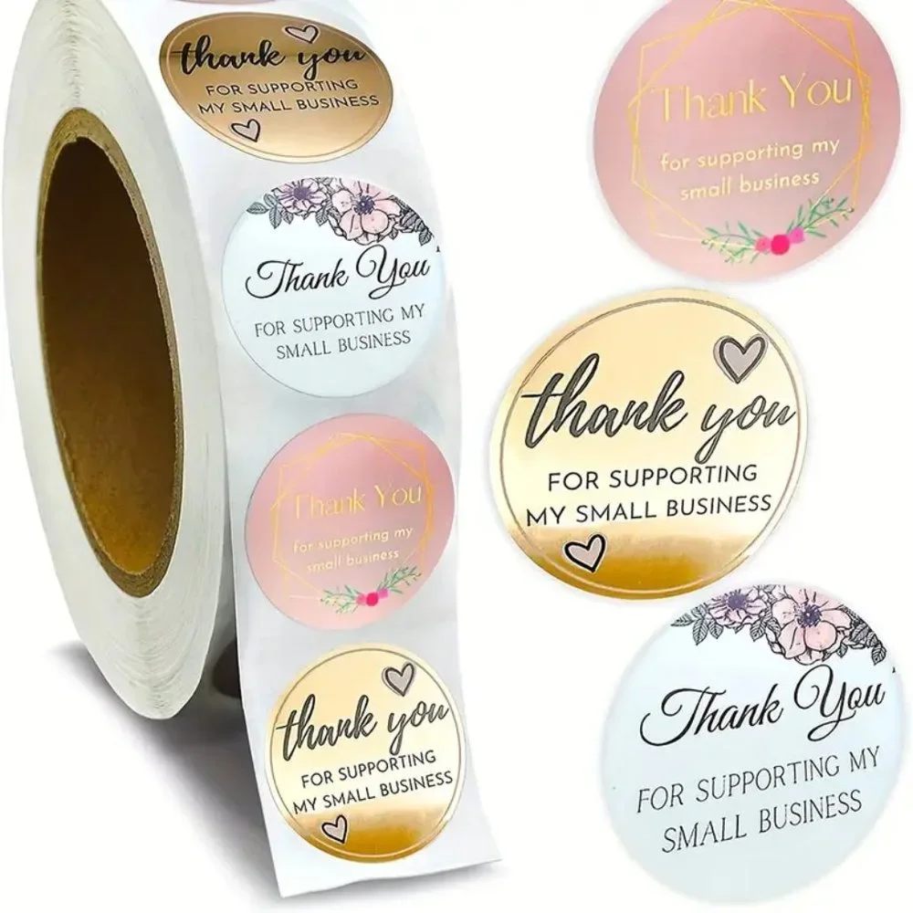 500 Thank You Stickers